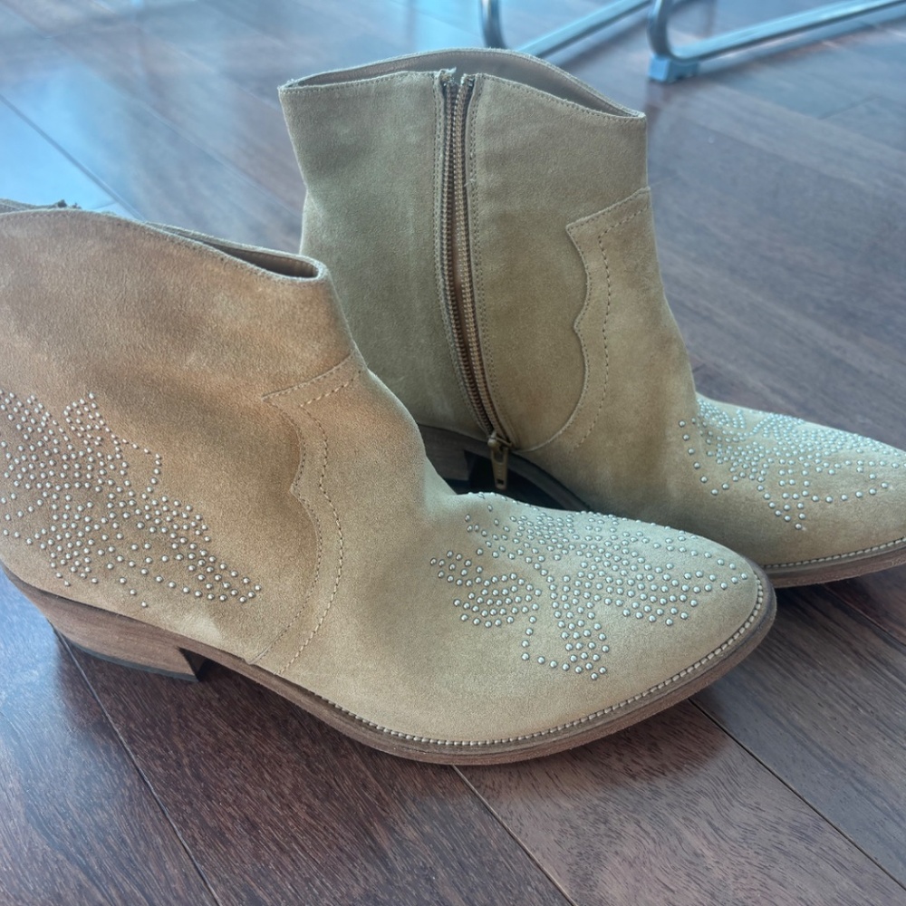 NEW Steve Madden boots, genuine suede and leather, made in Italy, size 39 - Picture 2 of 5